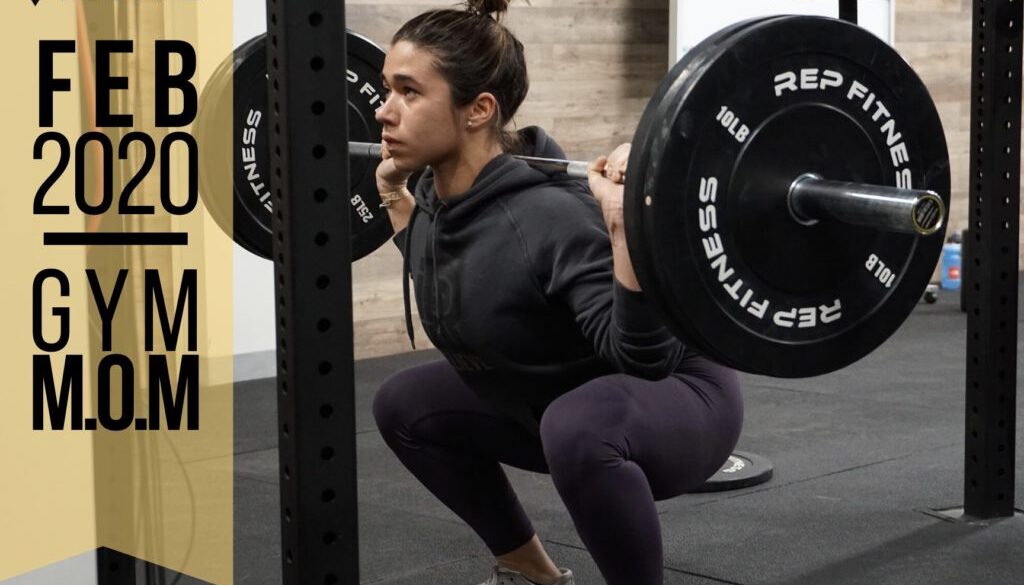 February 2020's gym mom, Sophia Eleta