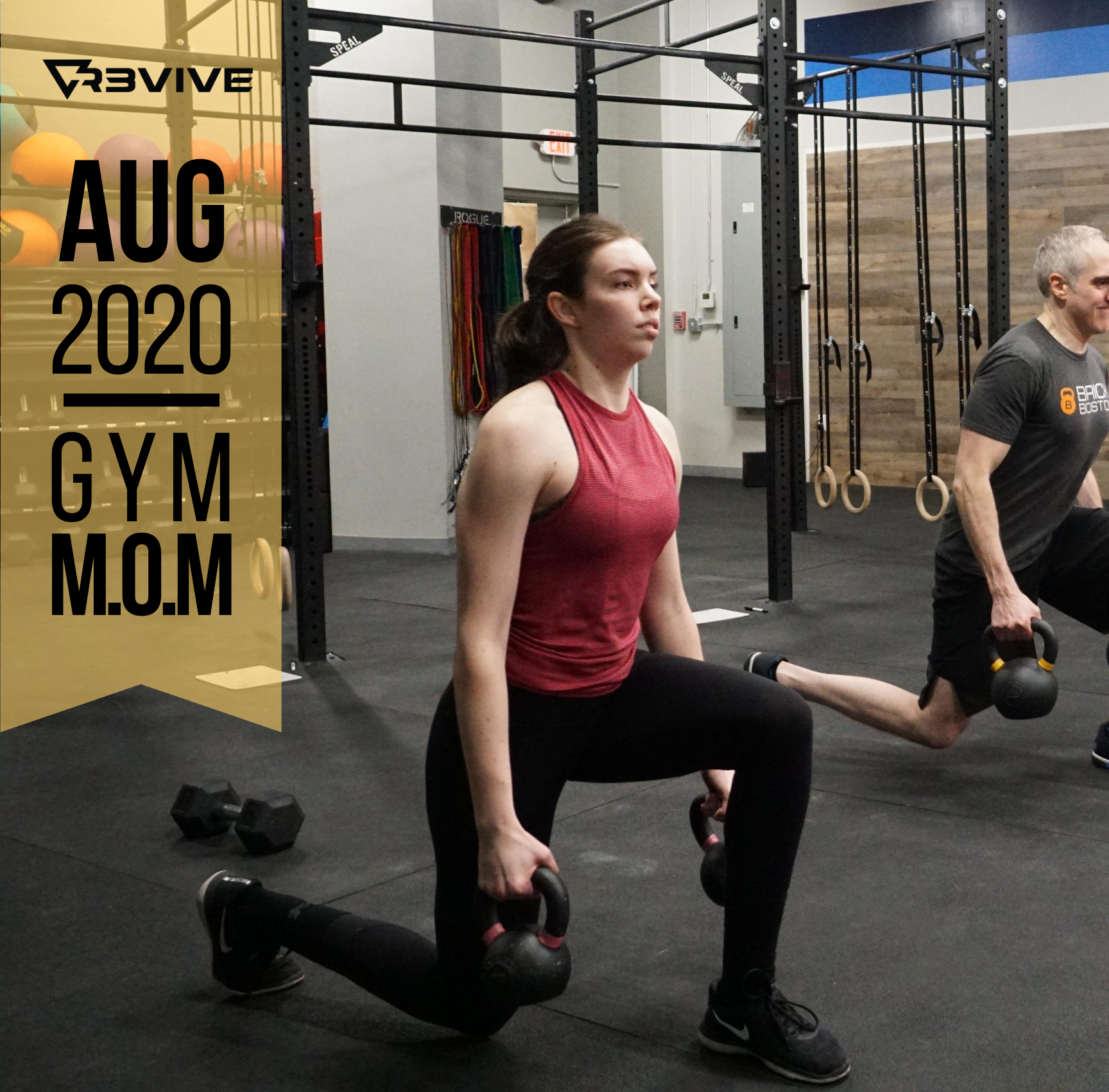 August 2020's gym mom, Amelia