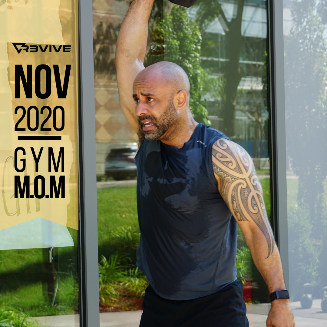 November 2020's gym mom, David
