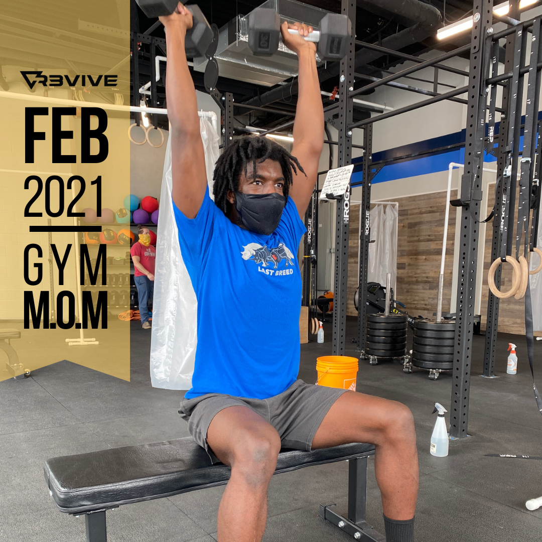 February 2021's gym mom, Steven