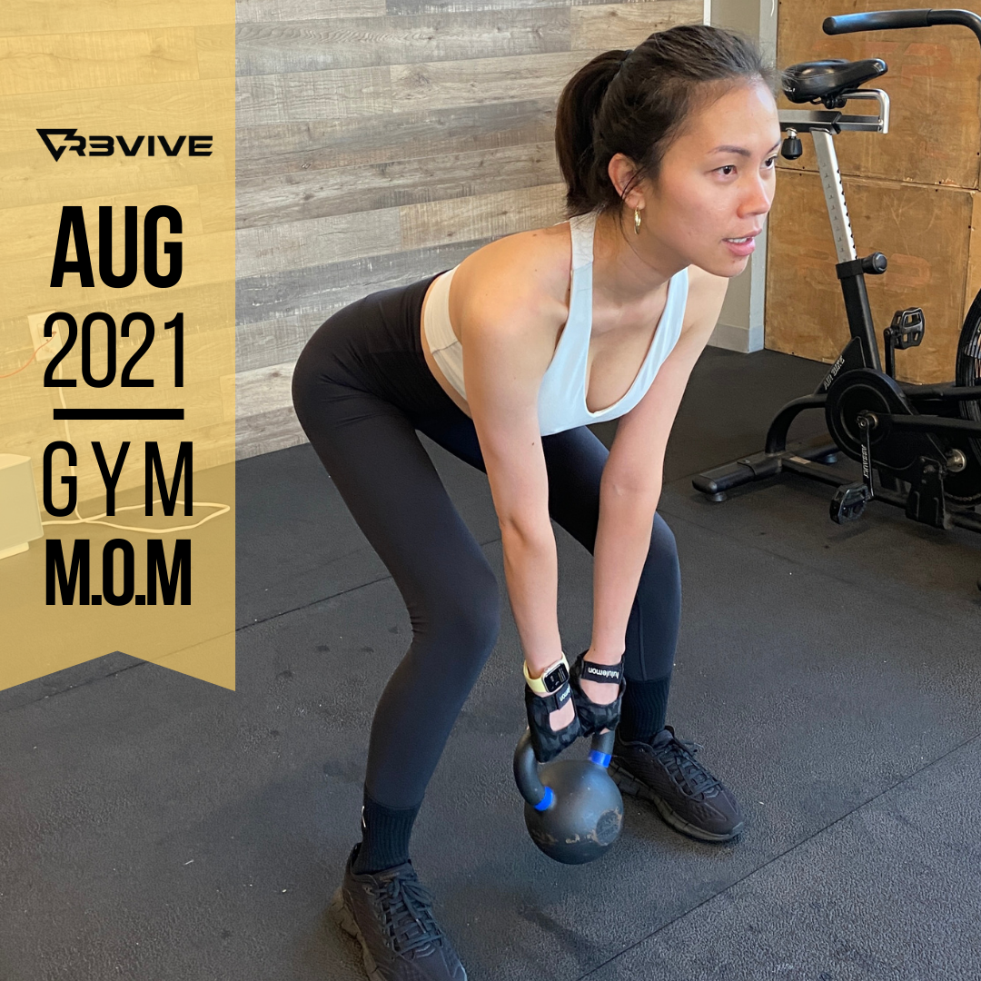 August 2021's gym MOM, Fatima