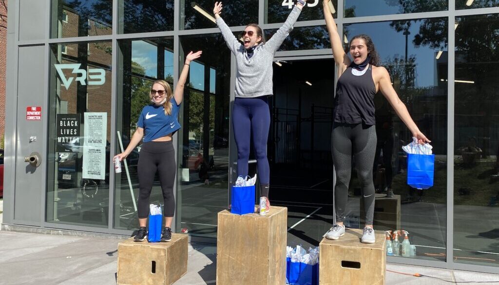 Competition winners from our in-house throw down event