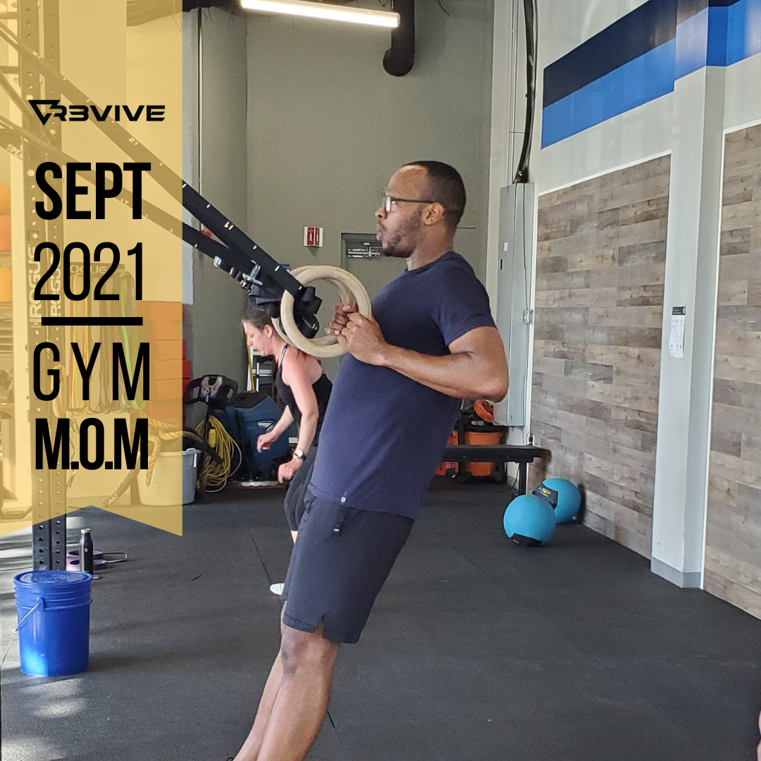 September 2021's gym MOM, Quincy!