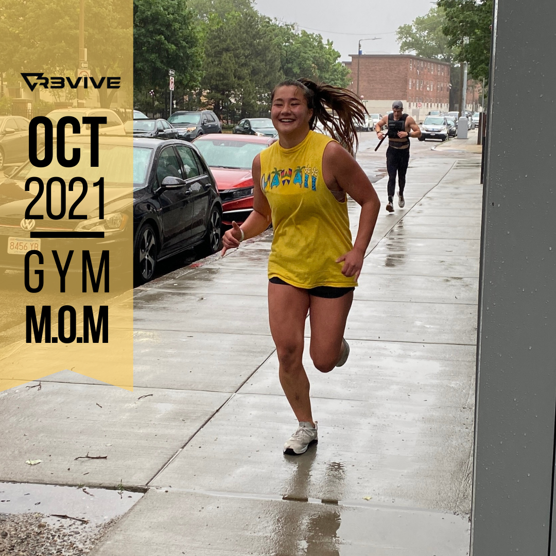October 2021's gym MOM, Nikko!