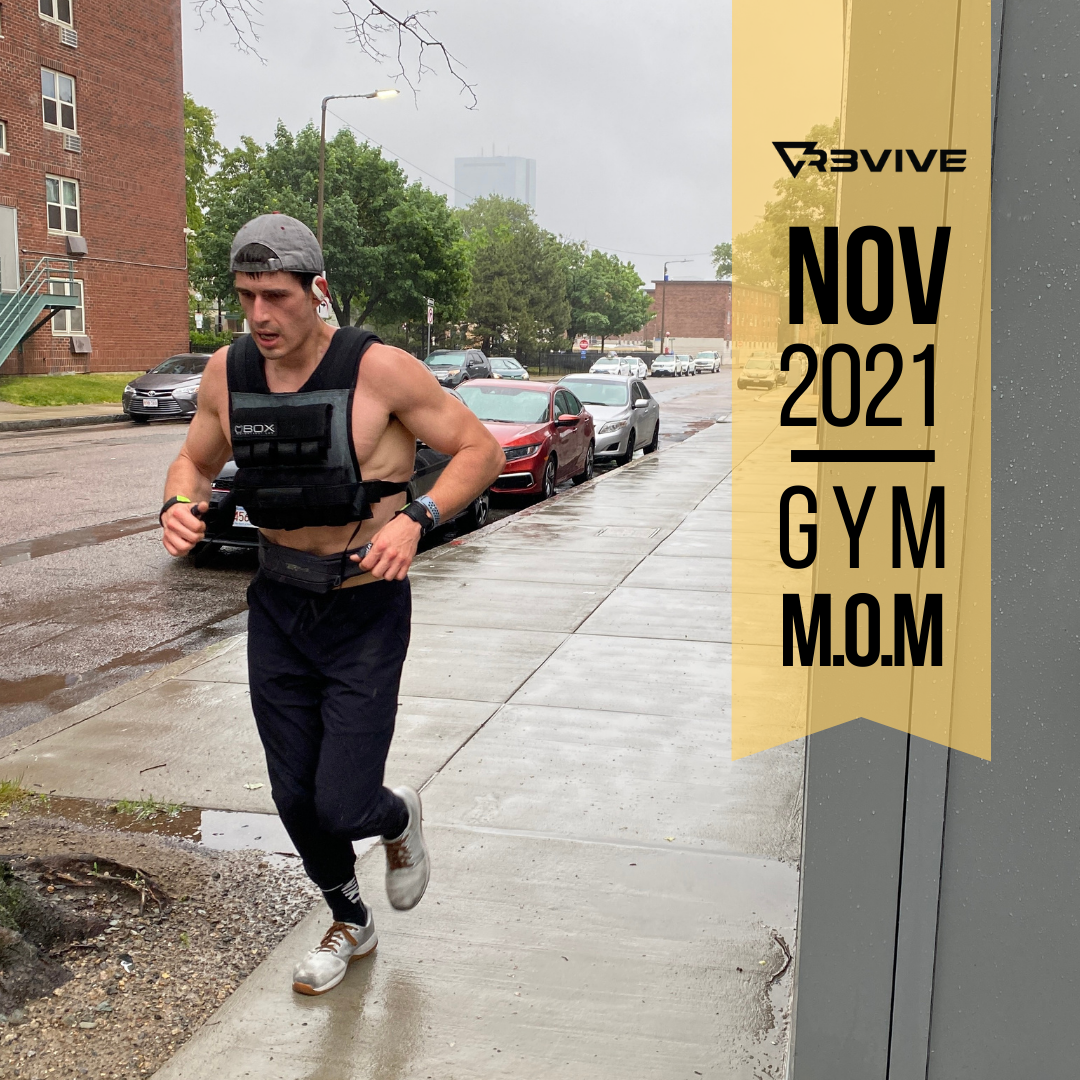 November 2021's gym MOM, Sean!
