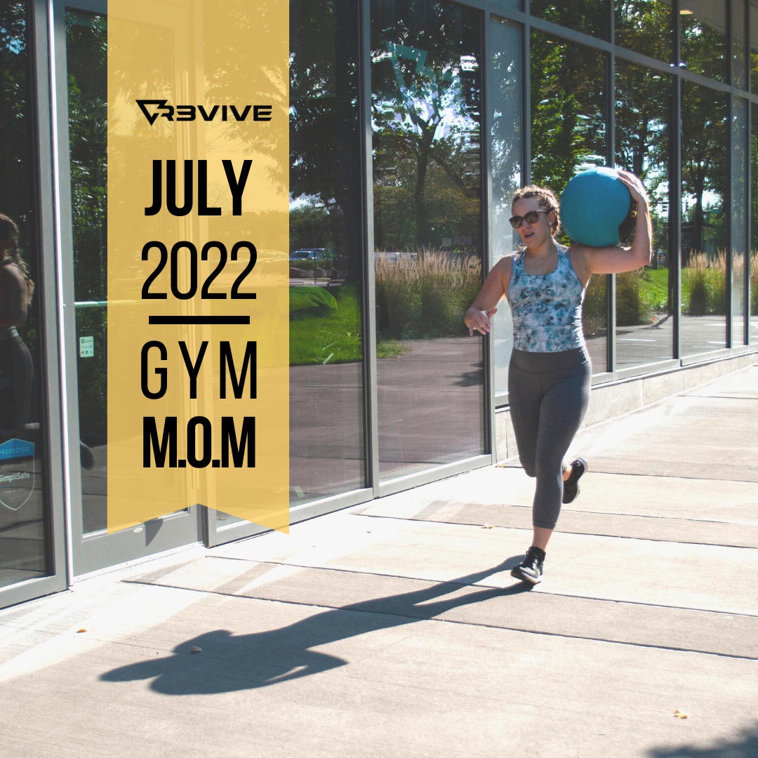 July 2022's gym MOM, Kali!