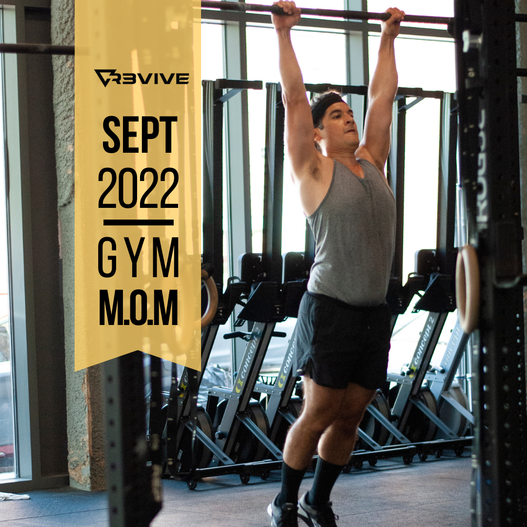 September 2022's gym MOM, Danny!