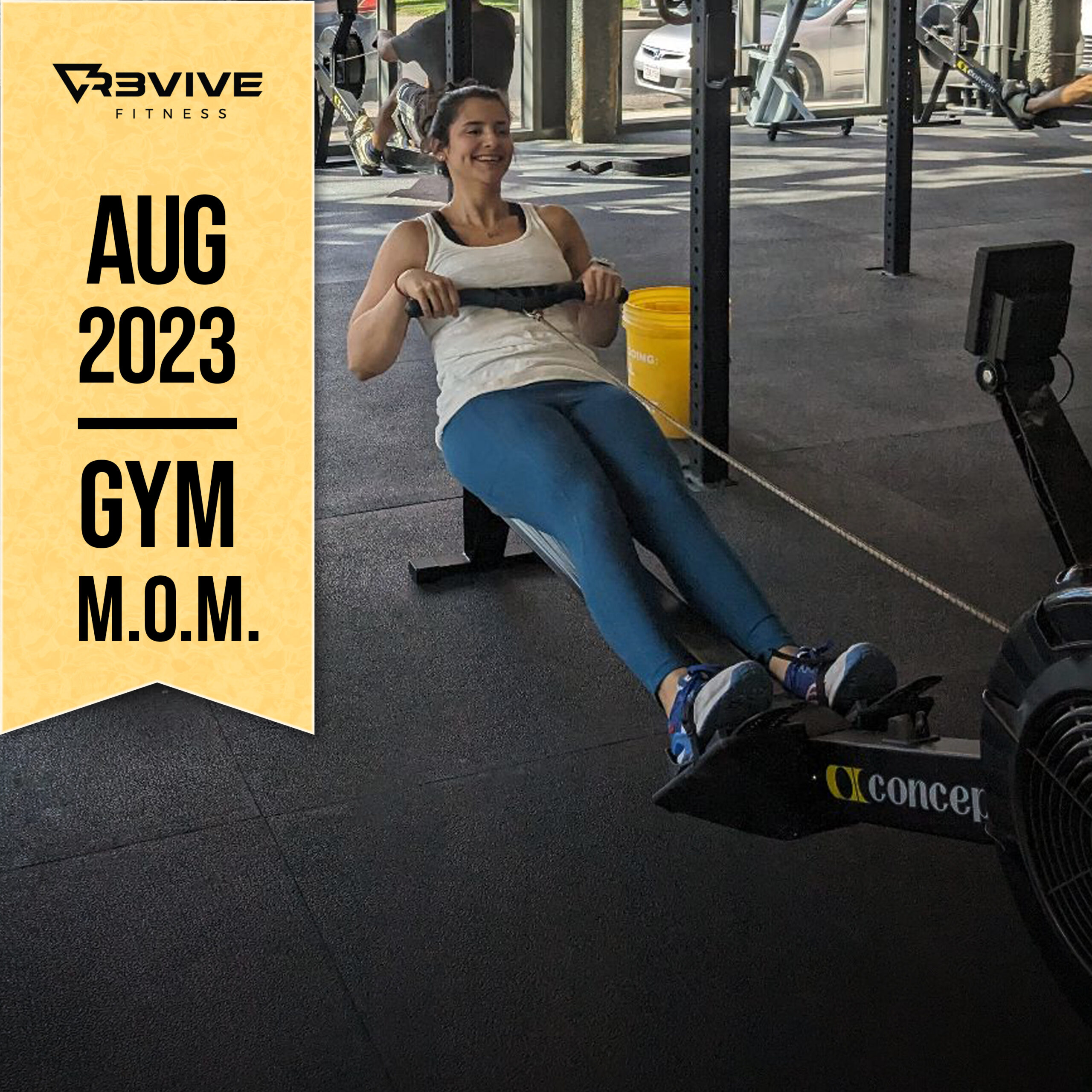 August 2023's gym MOM, Zara!