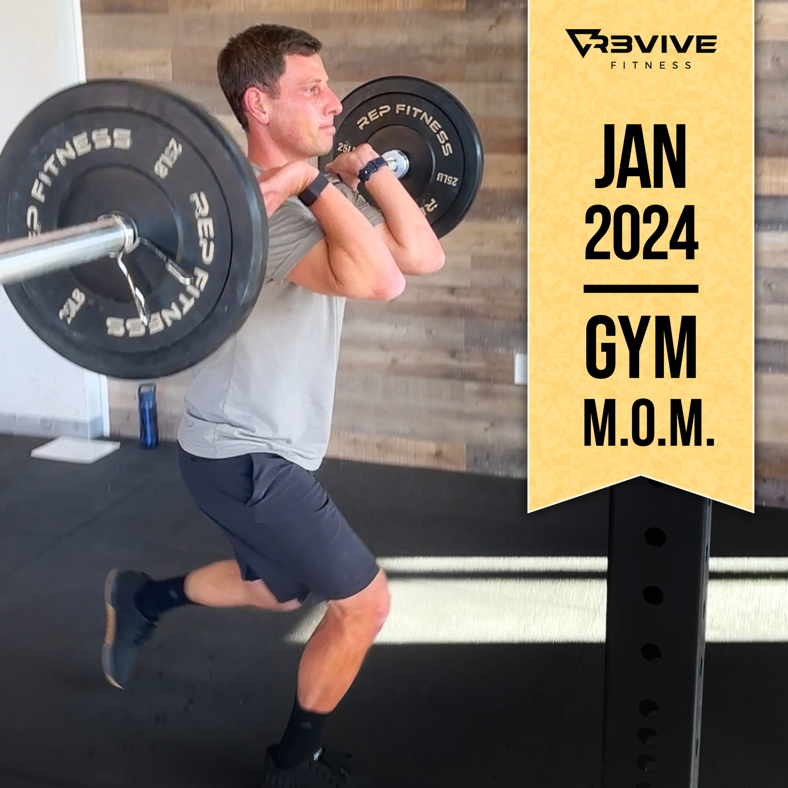 January 2024's gym MOM, Matt!