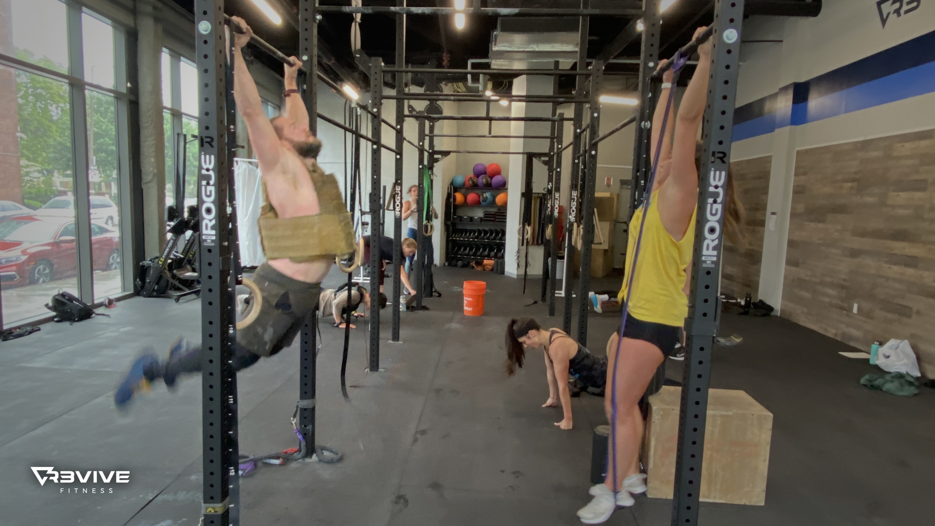 A group performing the Memorial Day / Murph workout