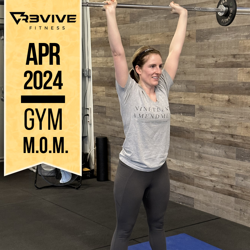 April 2024's gym MOM, Gemma!