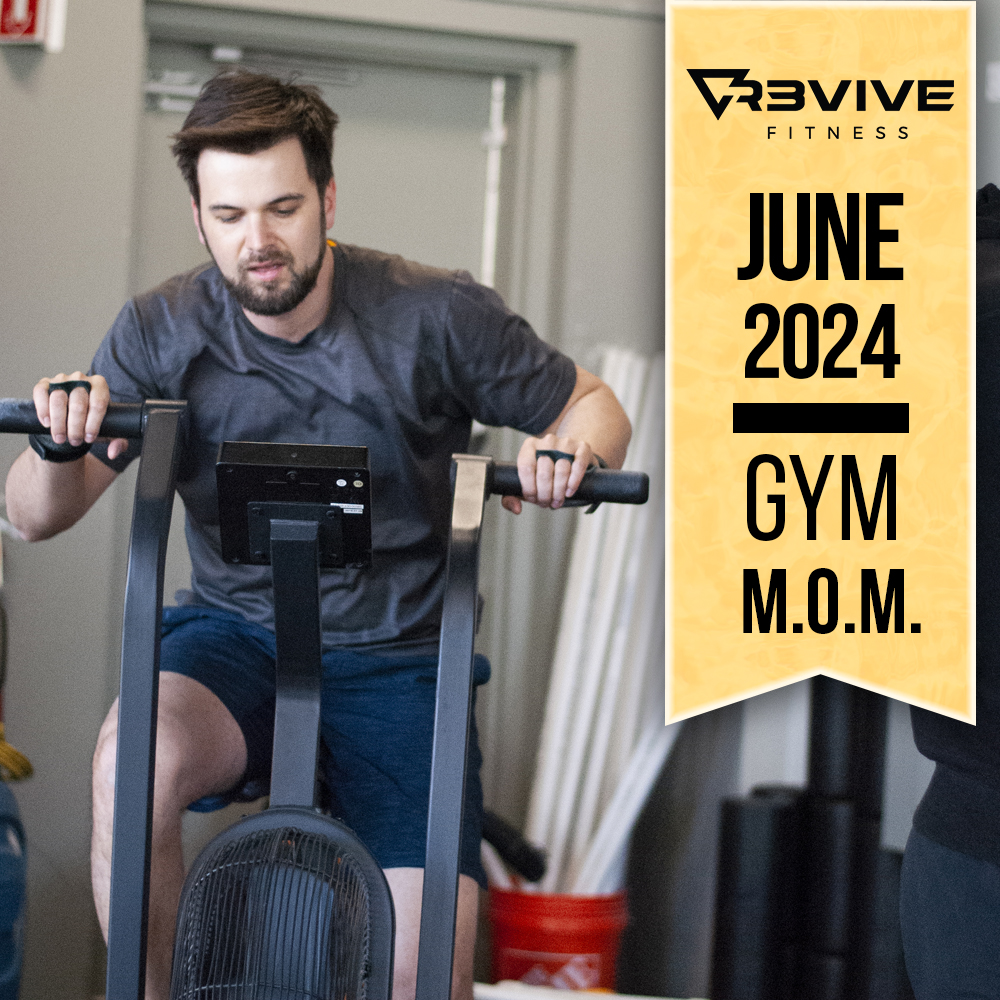 June 2024's gym MOM, Blake!