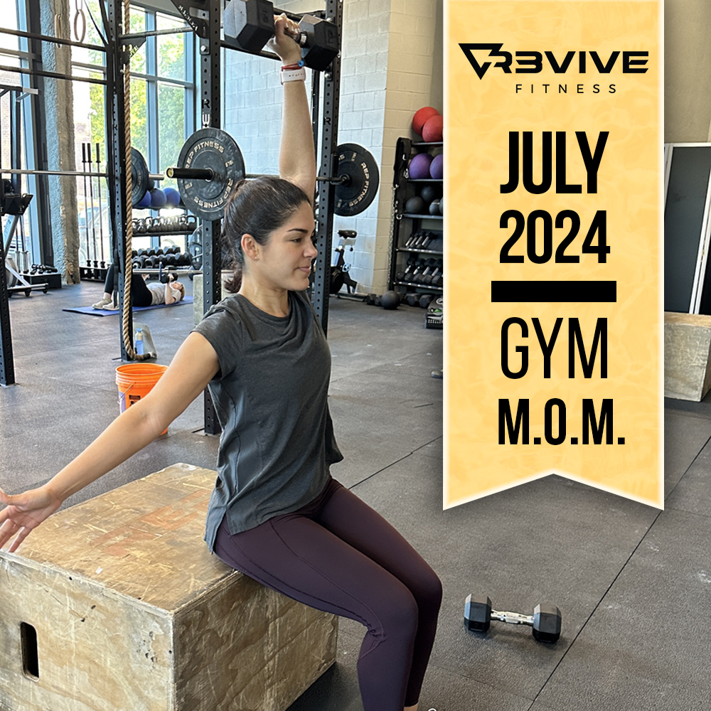 July 2024's gym MOM, Yackie!